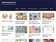 Tablet Screenshot of diabetesmang.info